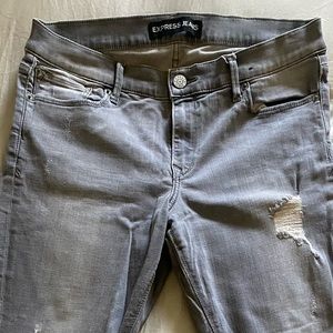 Express Jeans Gray Sz 12R